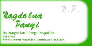 magdolna panyi business card